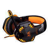 Kotion Each JEDER G2000 Stereo Gaming Kopfhörer Headset Kopfhörer mit Mikrofon Orange