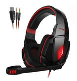 Kotion Each EACH G4000 Stereo Gaming Earphones Headset Headphones with Microphone Red