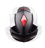 Kotion Each CHAQUE G4000 Écouteurs de jeu stéréo Casque d'écoute avec microphone rouge