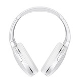 Baseus Encok D02 Wireless Bluetooth Headphones with Microphone Wireless Headphones Stereo Gaming White