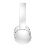 Baseus Encok D02 Casque sans fil Bluetooth avec microphone Casque sans fil Stéréo Gaming Blanc