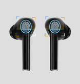 Myinnov Bezprzewodowe słuchawki M6s TWS Bezprzewodowe słuchawki douszne Bluetooth 5.0 Słuchawki douszne Czarne