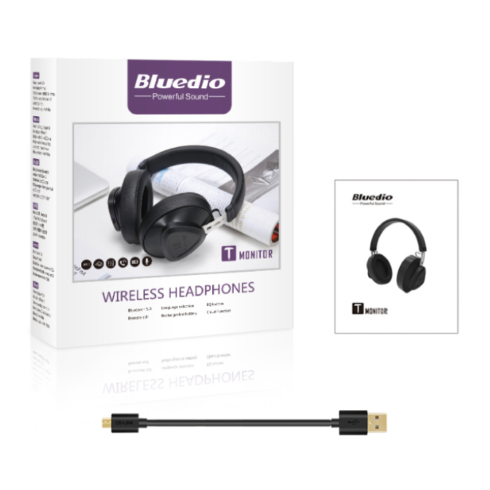 Bluedio TM Draadloze Koptelefoon Bluetooth Wireless Headphones Stereo Gaming Geel