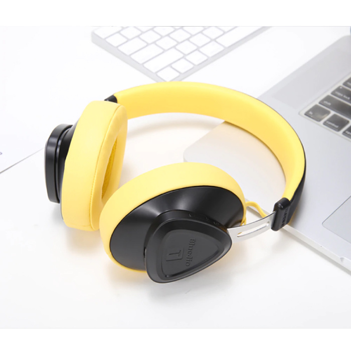 Bluedio TM Draadloze Koptelefoon Bluetooth Wireless Headphones Stereo Gaming Geel