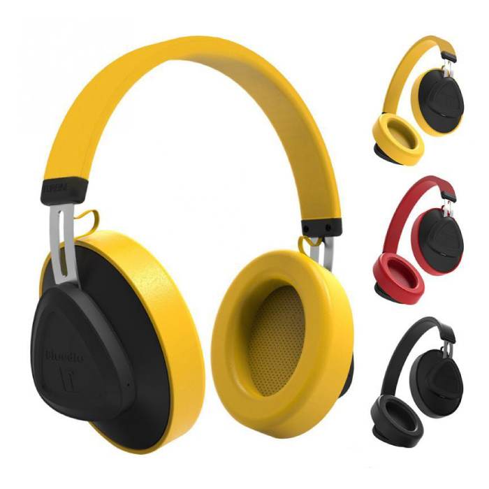 Bluedio TM Draadloze Koptelefoon Bluetooth Wireless Headphones Stereo Gaming Geel