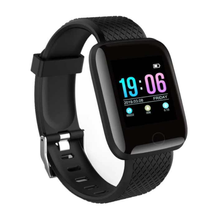 Sportowy smartwatch BIONIC D13 Fitness Sportowy monitor aktywności Smartfon Zegarek iOS Android iPhone Samsung Huawei Czarny