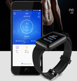 Stuff Certified® Sport Smartwatch BIONIC D13 Fitness Sport Activity Tracker Montre Smartphone iOS Android iPhone Samsung Huawei Noir