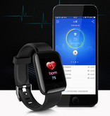 Stuff Certified® Smartwatch sportivo BIONIC D13 Fitness Sport Activity Tracker Smartphone Watch iOS Android iPhone Samsung Huawei Nero