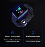 Stuff Certified® Sportowy smartwatch BIONIC D13 Fitness Sportowy monitor aktywności Smartfon Zegarek iOS Android iPhone Samsung Huawei Czarny