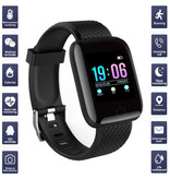 Stuff Certified® Sportowy smartwatch BIONIC D13 Fitness Sportowy monitor aktywności Smartfon Zegarek iOS Android iPhone Samsung Huawei Czarny