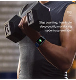 Stuff Certified® Sport Smartwatch BIONIC X1 Fitness Sport Aktivität Tracker Smartphone Uhr iOS Android iPhone Samsung Huawei Blue