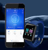 Stuff Certified® Sport Smartwatch BIONIC X1 Fitness Sport Activity Tracker Montre Smartphone iOS Android iPhone Samsung Huawei Bleu