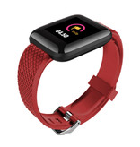 Stuff Certified® Sports Smartwatch BIONIC D13 Fitness Sport Activity Tracker Reloj inteligente iOS Android iPhone Samsung Huawei Rojo