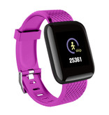 Stuff Certified® Sportowy smartwatch BIONIC X1 Fitness Sportowy monitor aktywności Smartfon Zegarek iOS Android iPhone Samsung Huawei Różowy
