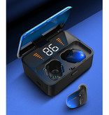 CBA ES01 TWS Wireless Smart Touch Control Ohrhörer Bluetooth 5.0 In-Ear Wireless Buds Ohrhörer Ohrhörer Ohrhörer Powerbank Blau