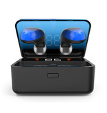 CBA ES01 TWS Bezprzewodowe słuchawki Smart Touch Control Słuchawki douszne Bluetooth 5.0 Bezprzewodowe słuchawki Słuchawki douszne Słuchawki Powerbank niebieski