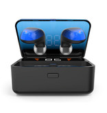 CBA ES01 TWS Wireless Smart Touch Control Earpieces Bluetooth 5.0 In-Ear Wireless Buds Earphones Earbuds Earphone Powerbank Blue