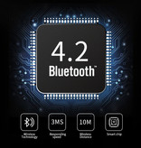 Ukkuer Altavoz inalámbrico Altavoz externo Inalámbrico Bluetooth 4.2 Altavoz Barra de sonido Caja Azul