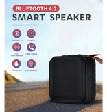 Ukkuer Głośnik bezprzewodowy Głośnik zewnętrzny Głośnik bezprzewodowy Bluetooth 4.2 Soundbar Box Niebieski