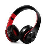 ZAPET Auriculares Inalámbricos Auriculares Inalámbricos Bluetooth Juego Estéreo Rojo-Negro