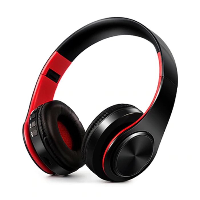 Auricular estéreo inalámbrico Bluetooth Auriculares inalámbricos Rojo-Negro