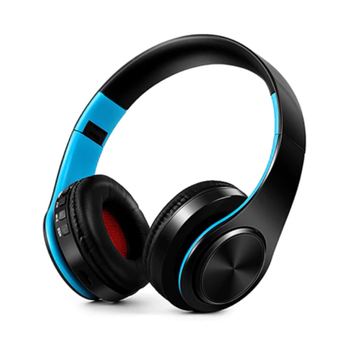 Cuffie senza fili Cuffie senza fili Bluetooth Cuffie stereo da gioco Blu-Nero