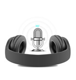 KOMC Drahtlose Kopfhörer Bluetooth Drahtlose Kopfhörer Stereo Gaming Schwarz