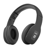 KOMC Casque sans fil Bluetooth Casque sans fil Stéréo Gaming Noir