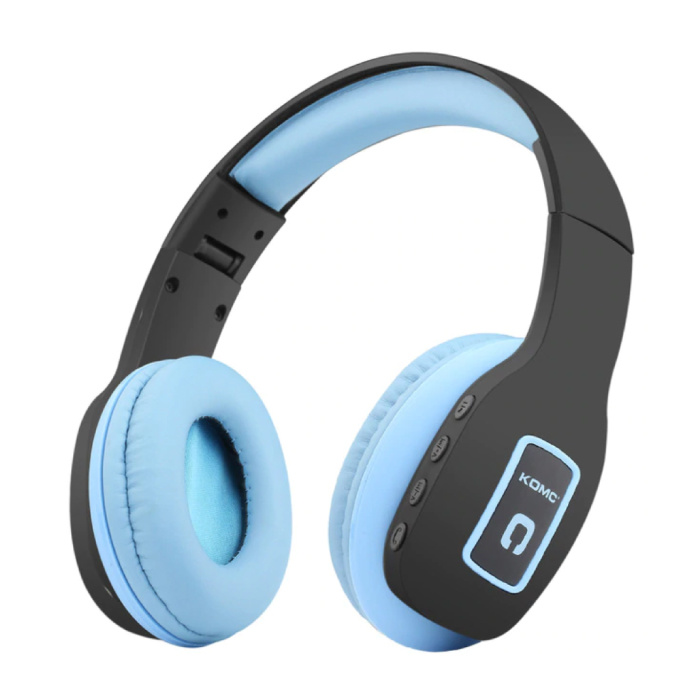 Cuffie senza fili Cuffie senza fili Bluetooth Cuffie stereo da gioco Blu