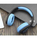 KOMC Drahtlose Kopfhörer Bluetooth Drahtlose Kopfhörer Stereo Gaming Blue