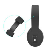 KOMC Drahtlose Kopfhörer Bluetooth Drahtlose Kopfhörer Stereo Gaming Red