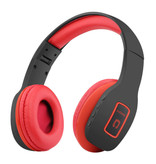 KOMC Auriculares inalámbricos Auriculares inalámbricos Bluetooth Juego estéreo Rojo