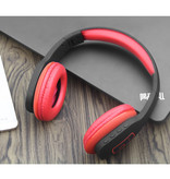 KOMC Drahtlose Kopfhörer Bluetooth Drahtlose Kopfhörer Stereo Gaming Red