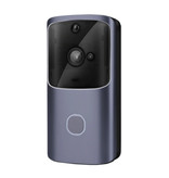 HISMAHO Campanello con telecamera e WiFi - Citofono Wireless Smart Home Security Alarm IR Night Vision