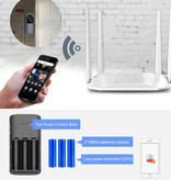 HISMAHO Campanello con telecamera e WiFi - Citofono Wireless Smart Home Security Alarm IR Night Vision