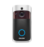 EKEN Deurbel met Camera en WiFi - Intercom Draadloze Smart Home Security Alarm IR Night Vision