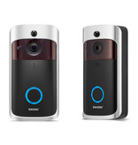EKEN Campanello con telecamera e WiFi - Citofono Wireless Smart Home Security Alarm IR Night Vision