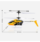 Syma W25 Falcon Mini RC Drone Helicopter Toy Gyro Lights Yellow