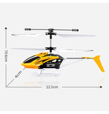 Syma W25 Falcon Mini RC Drone Helikopter Zabawka Gyro Lights Żółty