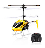 Syma W25 Falcon Mini RC Drone Helicopter Toy Gyro Lights Yellow