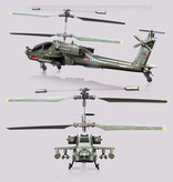 Syma S109G Mini RC Drone Beast Apache Kampfhubschrauberspielzeug mit Kreiselstabilisierung