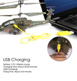 Syma S109G Mini RC Drone Beast Apache Kampfhubschrauberspielzeug mit Kreiselstabilisierung