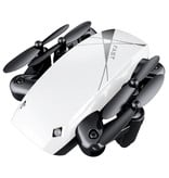 Stuff Certified® S9W Mini RC Pocket Drone Quadcopter Toy avec Gyro Stabilisation Blanc