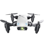 Stuff Certified® S9W Mini RC Pocket Drone Quadcopter Toy avec Gyro Stabilisation Blanc