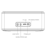 Doss Haut-parleur sans fil Bluetooth 4.0 Soundbox Haut-parleur sans fil externe Bleu