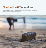 Doss Haut-parleur sans fil Bluetooth 4.0 Soundbox Haut-parleur sans fil externe Blanc