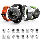 Lokmat MK18 Étanche Sport Smartwatch Fitness Activité Tracker Smartphone Montre iOS Android iPhone Samsung Huawei Noir