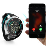 Lokmat MK18 Reloj inteligente deportivo a prueba de agua Monitor de actividad física Reloj inteligente iOS Android iPhone Samsung Huawei Naranja