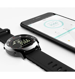 Lokmat MK18 Wodoodporny sportowy zegarek Smartwatch Monitor aktywności fizycznej Smartfon Zegarek iOS Android iPhone Samsung Huawei Pomarańczowy