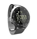 Lokmat MK18 Impermeabile Sport Smartwatch Fitness Activity Tracker Smartphone Watch iOS Android iPhone Samsung Huawei Silver